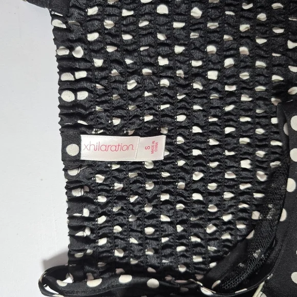 Xhilaration Black & White Polka Dot Dress – Size S – Vintage-Inspired & Flowy - Picture 5 of 5